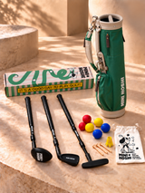Toddler Golf Bag + Right-Handed Three-Club Set Bundle